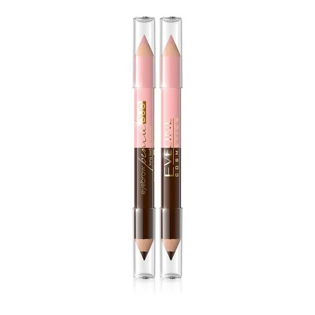 EVELINE DUO EYEBROW olovka + hajlajter za obrve EVELINE DUO EYEBROW olovka + hajlajter za obrve