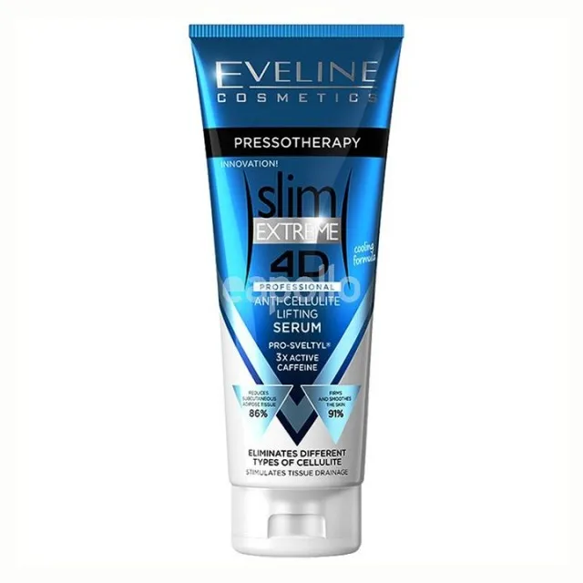 EVELINE SLIM EXTREME PROFESSIONAL 4D LIFTING anticelulit krema, 250ml EVELINE SLIM EXTREME PROFESSIONAL 4D LIFTING anticelulit krema, 250ml