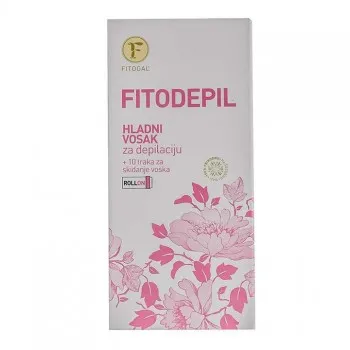 FITODEPIL HLADNI VOSAK roll on + 10 traka za depilaciju