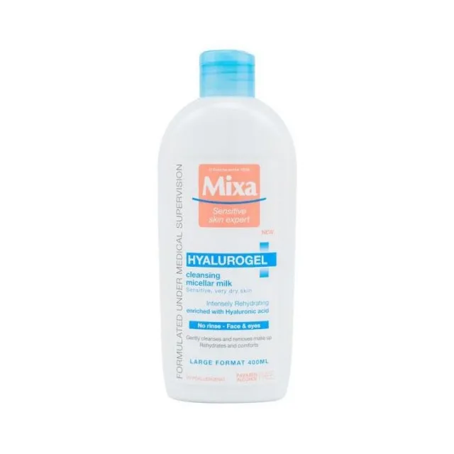 MIXA HYALUROGEL mleko za čišcenje lica, 400ml MIXA HYALUROGEL mleko za čišcenje lica, 400ml