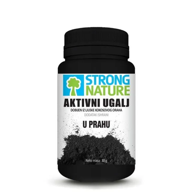 STRONG NATURE AKTIVNI UGALJ u prahu, 30g STRONG NATURE AKTIVNI UGALJ u prahu, 30g