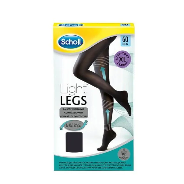 SCHOLL LIGHT LEGS 60DEN crne čarape, veličina XL SCHOLL LIGHT LEGS 60DEN crne čarape, veličina XL
