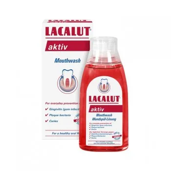 LACALUT AKTIV pasta za zube, 75ml + rastvor za negu usne duplje, 50ml LACALUT AKTIV pasta za zube, 75ml + rastvor za negu usne duplje, 50ml