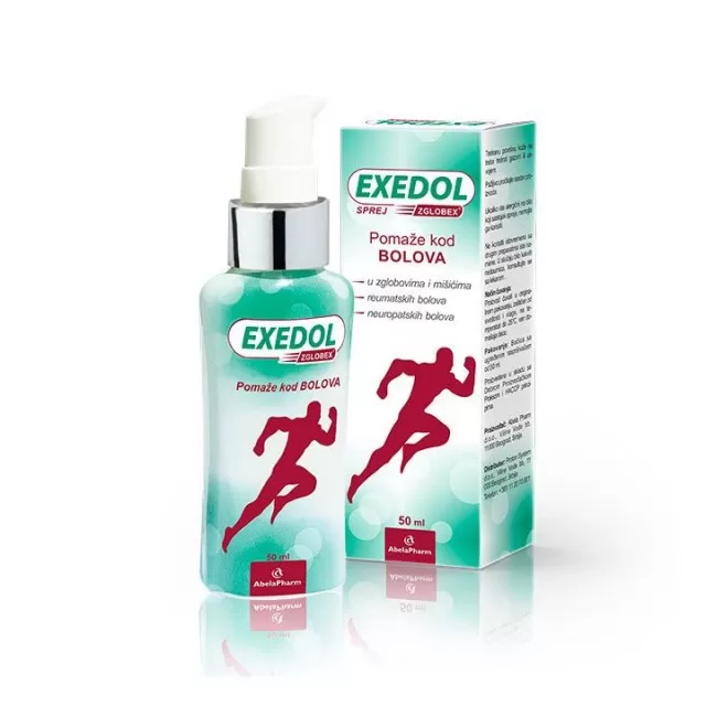EXEDOL ZGLOBEX sprej, 50ml EXEDOL ZGLOBEX sprej, 50ml