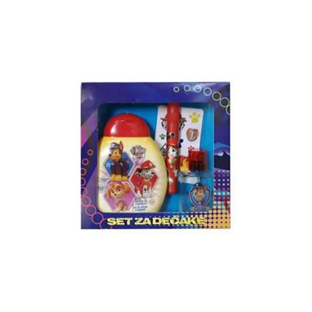 PAW PATROL SET (dečija kupka + toaletna voda, 30ml + stiker) PAW PATROL SET (dečija kupka + toaletna voda, 30ml + stiker)