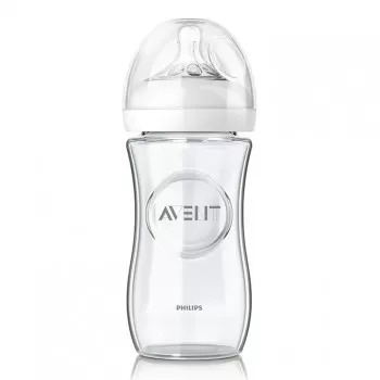 AVENT NATURAL staklena flašica, 240ml AVENT NATURAL staklena flašica, 240ml