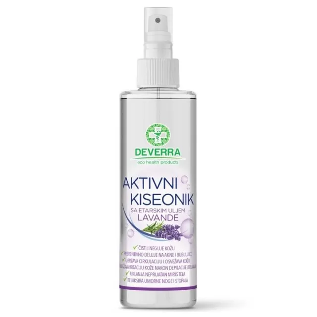 AKTIVNI KISEONIK sa etarskim uljem lavande, 150ml AKTIVNI KISEONIK sa etarskim uljem lavande, 150ml