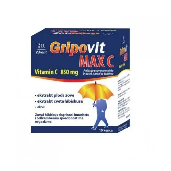 GRIPOVIT MAX C kesice, 10kom GRIPOVIT MAX C kesice, 10kom