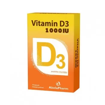 VITAMIN D3 1000IU kapsule, 30kom VITAMIN D3 1000IU kapsule, 30kom