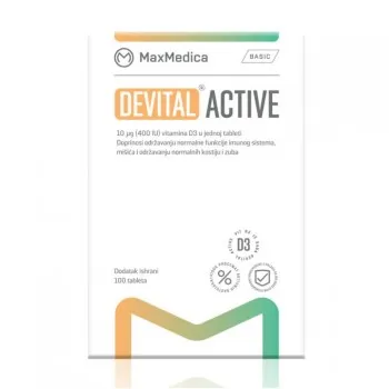 MAXMEDICA DEVITAL ACTIVE tablete, 100kom