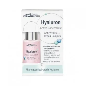 MEDIPHARMA HYALURON aktivni koncentrat protiv bora+obnova oštećenu kožu, 13ml