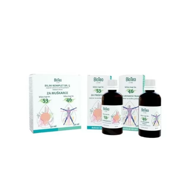 BIO-TEO biljni komplet za muškarce br. 5, 2X50ml BIO-TEO biljni komplet za muškarce br. 5, 2X50ml