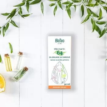 BIO-TEO EXTRADIGESTIO biljne kapi br.64 za organe za varenje, 50ml BIO-TEO EXTRADIGESTIO biljne kapi br.64 za organe za varenje, 50ml