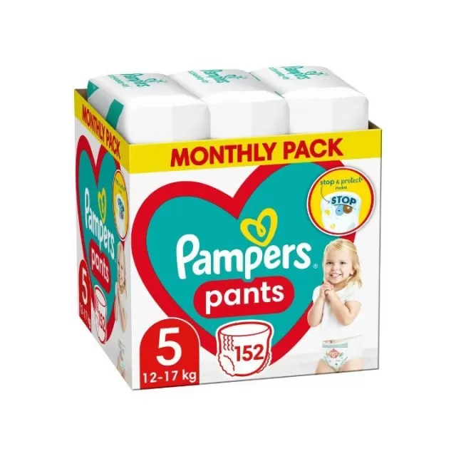 PAMPERS PANTS 5 pelene gaćice, 152kom MESEČNO PAKOVANJE PAMPERS PANTS 5 pelene gaćice, 152kom MESEČNO PAKOVANJE