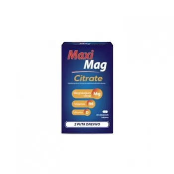 MAXI MAG CITRAT tablete, 30kom