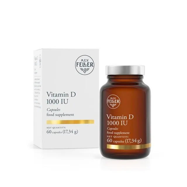 FELLER VITAMIN D 1000 IU kapsule, 60kom