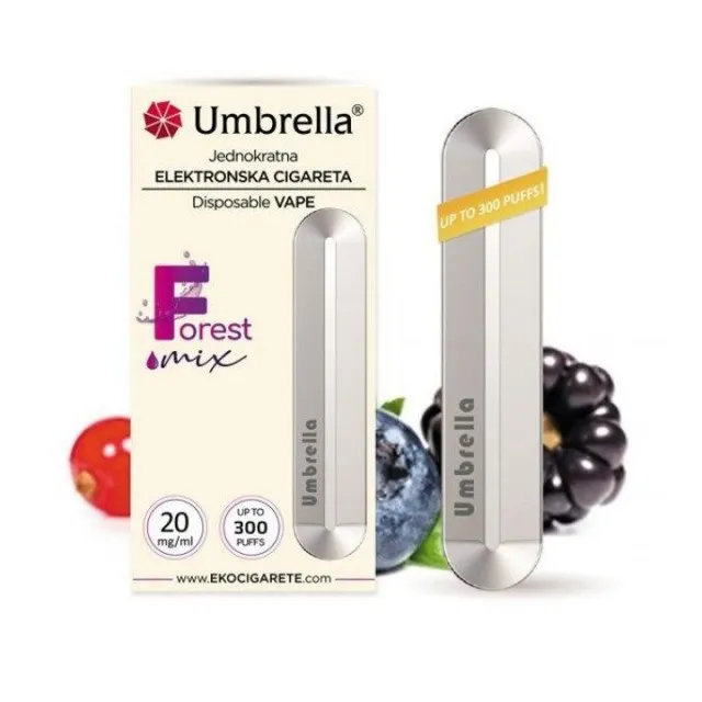 UMBRELLA FOREST MIX 20mg jednokratna elektronska cigareta UMBRELLA FOREST MIX 20mg jednokratna elektronska cigareta