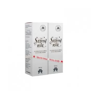 COLLOID SREBRNA VODA, 500ml + 500ml gratis COLLOID SREBRNA VODA, 500ml + 500ml gratis