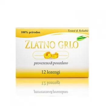 ZLATNO GRLO lozenge, 12kom ZLATNO GRLO lozenge, 12kom