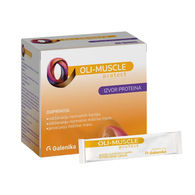 OLI MUSCLE PROTECT kesice sa ukusom citrusa, 30kom OLI MUSCLE PROTECT kesice sa ukusom citrusa, 30kom