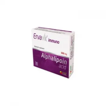 ERVAVIT ALPHALIPOINSKA KISELINA 600mg kapsule, 30kom ERVAVIT ALPHALIPOINSKA KISELINA 600mg kapsule, 30kom