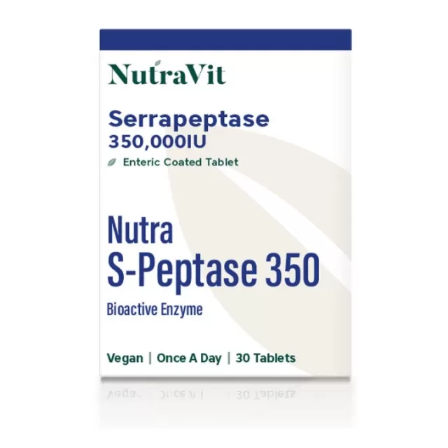NUTRA S-PEPTASE 350 tablete, 30kom NUTRA S-PEPTASE 350 tablete, 30kom