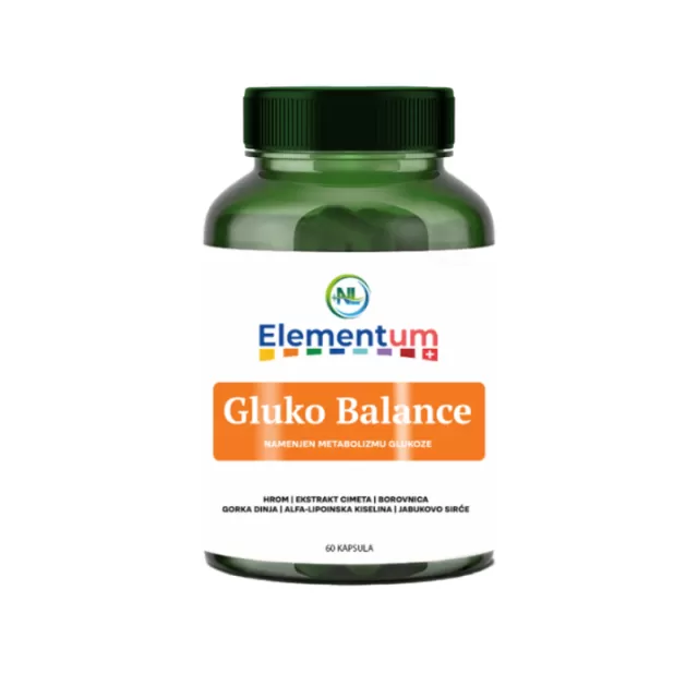 ELEMENTUM GLUKO BALANCE kapsule, 60 kom ELEMENTUM GLUKO BALANCE kapsule, 60 kom