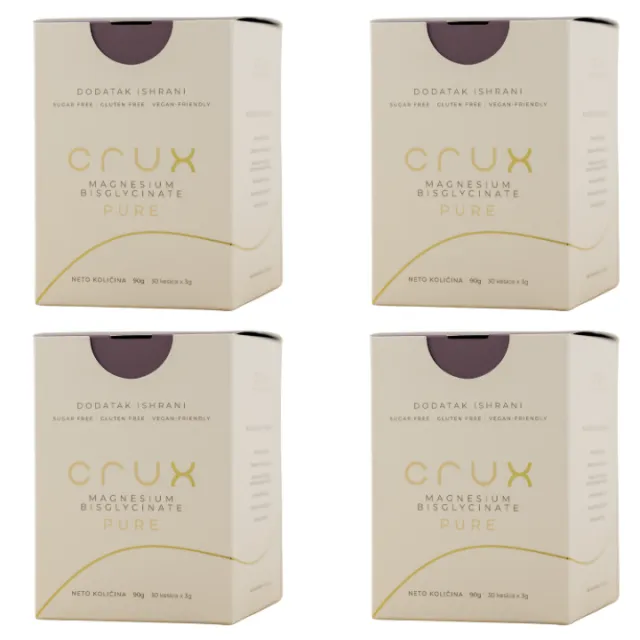 CRUX PURE MAGNEZIJUM kesice, 30kom PAKET 4 KUTIJE CRUX PURE MAGNEZIJUM kesice, 30kom PAKET 4 KUTIJE