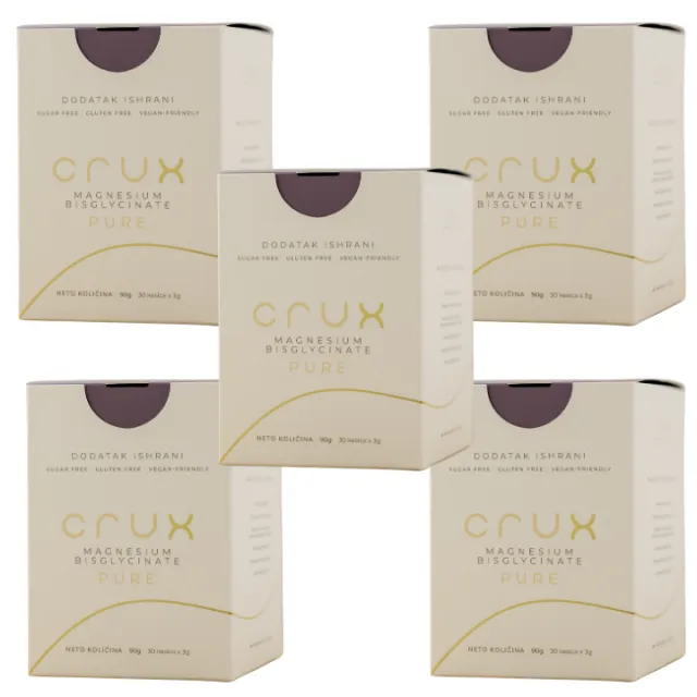 CRUX PURE MAGNEZIJUM kesice, 30kom PAKET 5 KUTIJA CRUX PURE MAGNEZIJUM kesice, 30kom PAKET 5 KUTIJA